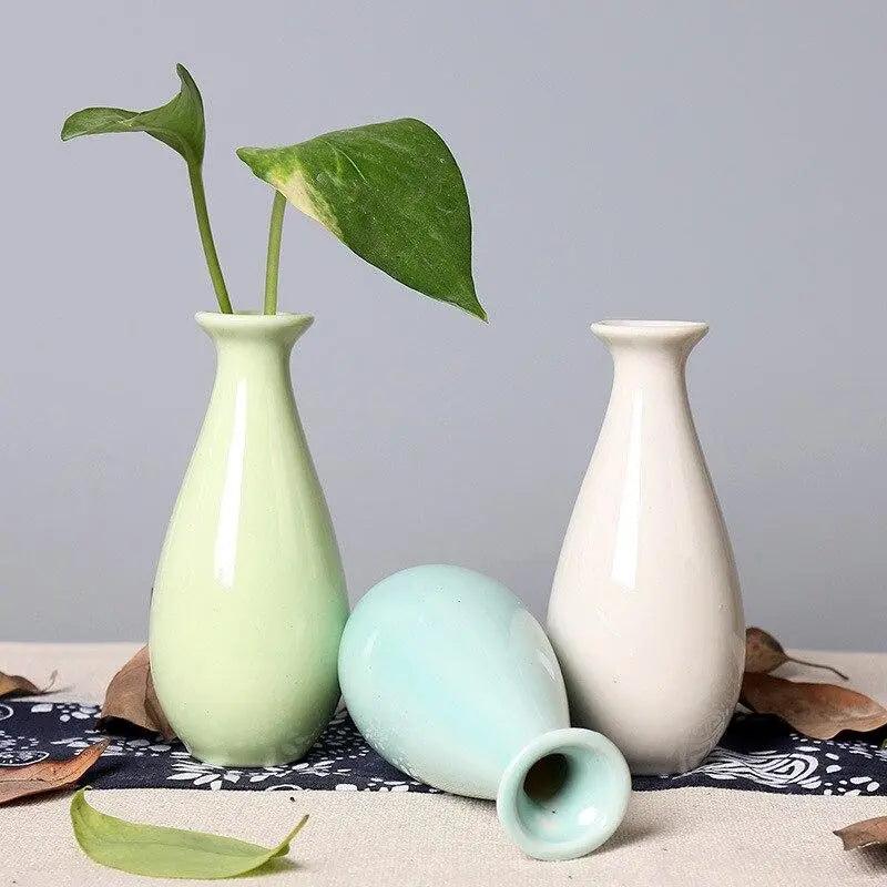 Vessina – Klassieke Pastel Keramische Vaas - Vessina