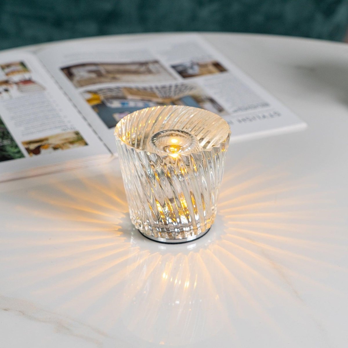 Vessina – Kristallen Diamant Tafellamp - Vessina