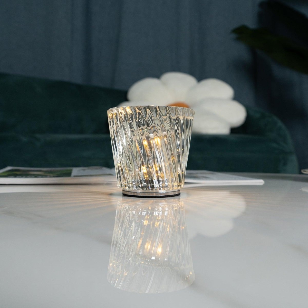 Vessina – Kristallen Diamant Tafellamp - Vessina