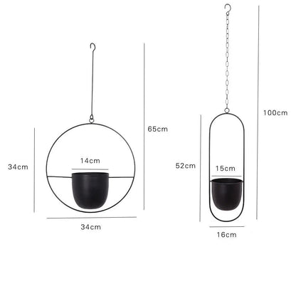 Vessina – Metalen Hangpot - Vessina