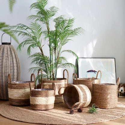 Vessina – Milieuvriendelijke Wicker Plantenmand - Vessina