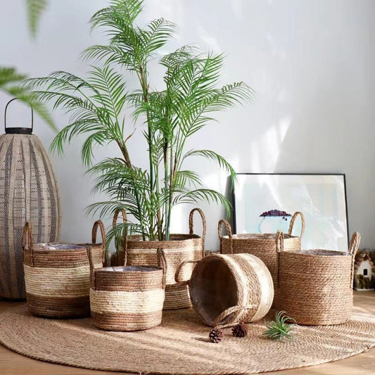 Vessina – Milieuvriendelijke Wicker Plantenmand - Vessina