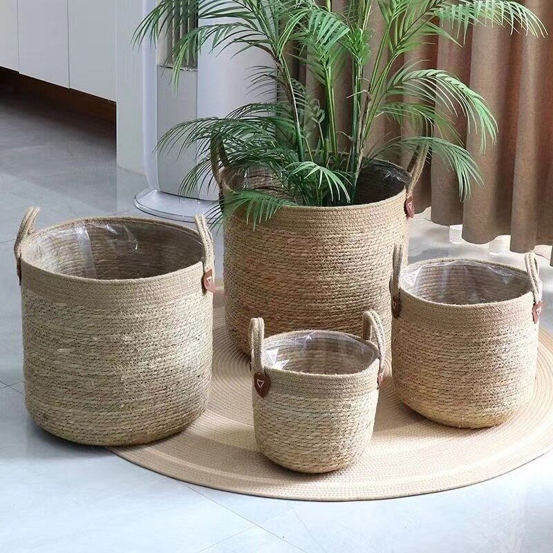 Vessina – Milieuvriendelijke Wicker Plantenmand - Vessina
