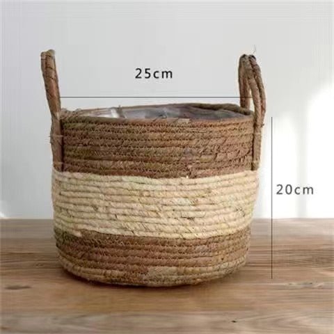 Vessina – Milieuvriendelijke Wicker Plantenmand - Vessina