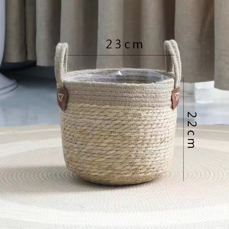Vessina – Milieuvriendelijke Wicker Plantenmand - Vessina