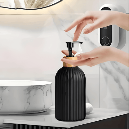 Vessina – Minimalistische Bamboe Zeepdispenser - Vessina