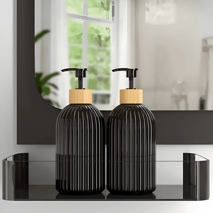 Vessina – Minimalistische Bamboe Zeepdispenser - Vessina
