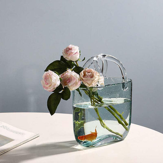 Vessina – Moderne Kunst Glas Vaasje - Vessina