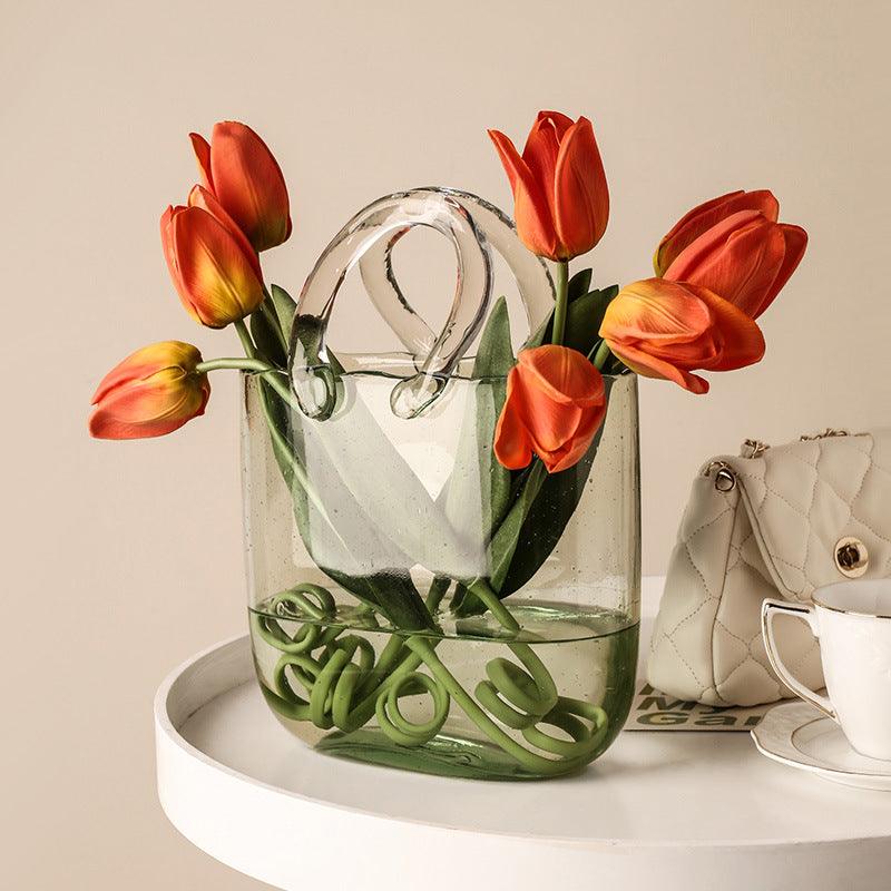 Vessina – Moderne Kunst Glas Vaasje - Vessina