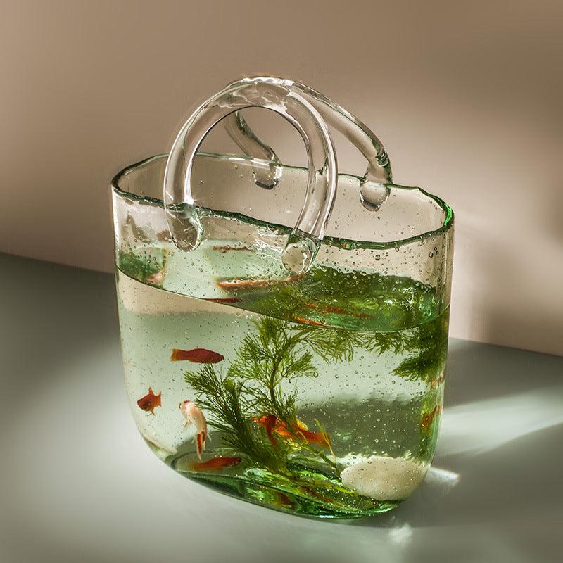 Vessina – Moderne Kunst Glas Vaasje - Vessina