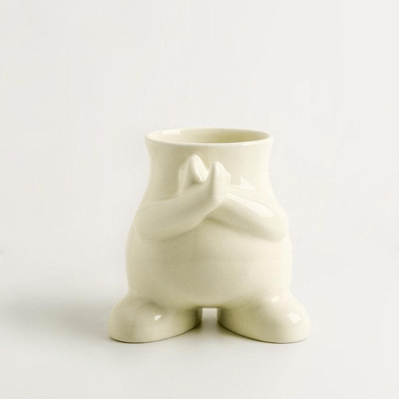 Vessina – Moderne Monochrome Kunstvaas Decoratie - Vessina