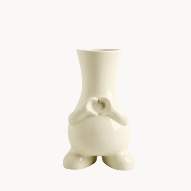Vessina – Moderne Monochrome Kunstvaas Decoratie - Vessina
