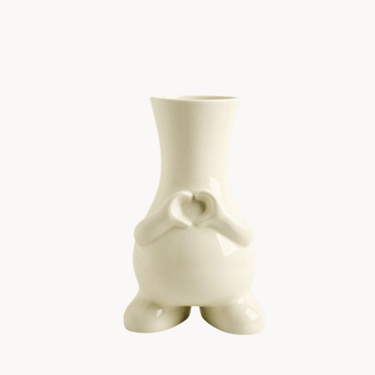 Vessina – Moderne Monochrome Kunstvaas Decoratie - Vessina