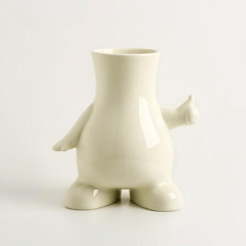 Vessina – Moderne Monochrome Kunstvaas Decoratie - Vessina