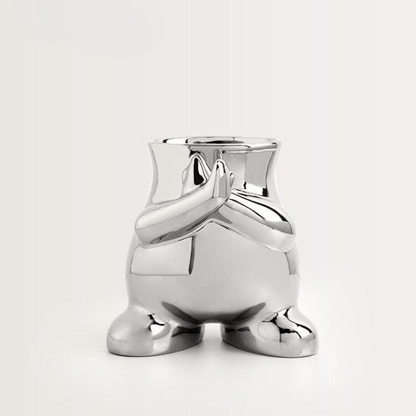 Vessina – Moderne Monochrome Kunstvaas Decoratie - Vessina