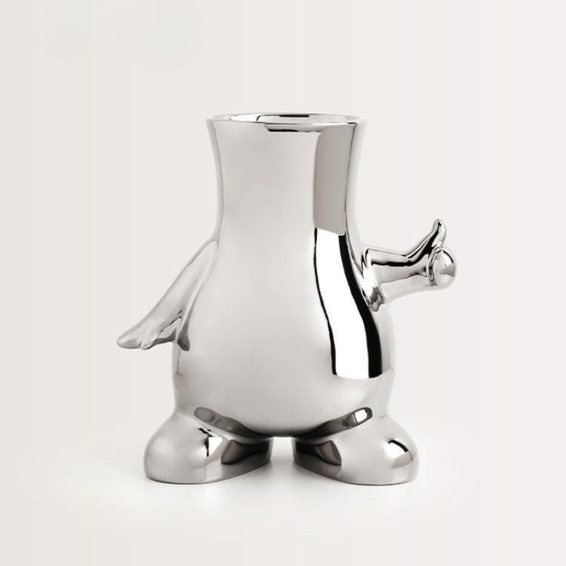 Vessina – Moderne Monochrome Kunstvaas Decoratie - Vessina