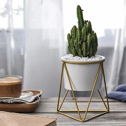 Vessina – Scandinavisch Geometrisch Rek en Vaas - Vessina