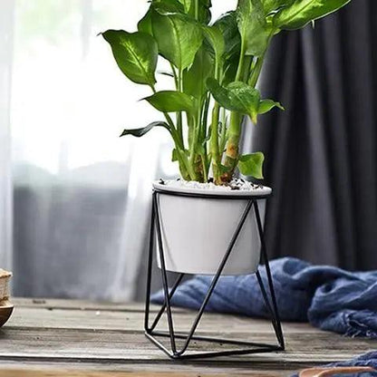 Vessina – Scandinavisch Geometrisch Rek en Vaas - Vessina