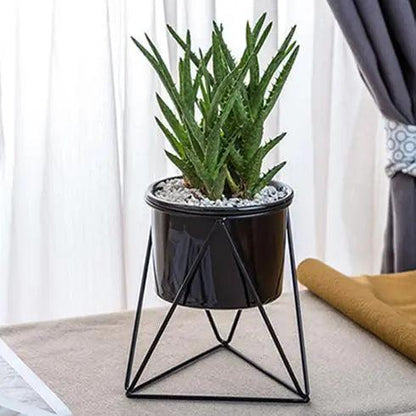 Vessina – Scandinavisch Geometrisch Rek en Vaas - Vessina