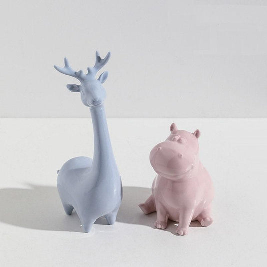 Vessina – Schattige Keramische Dieren Ornamenten - Vessina
