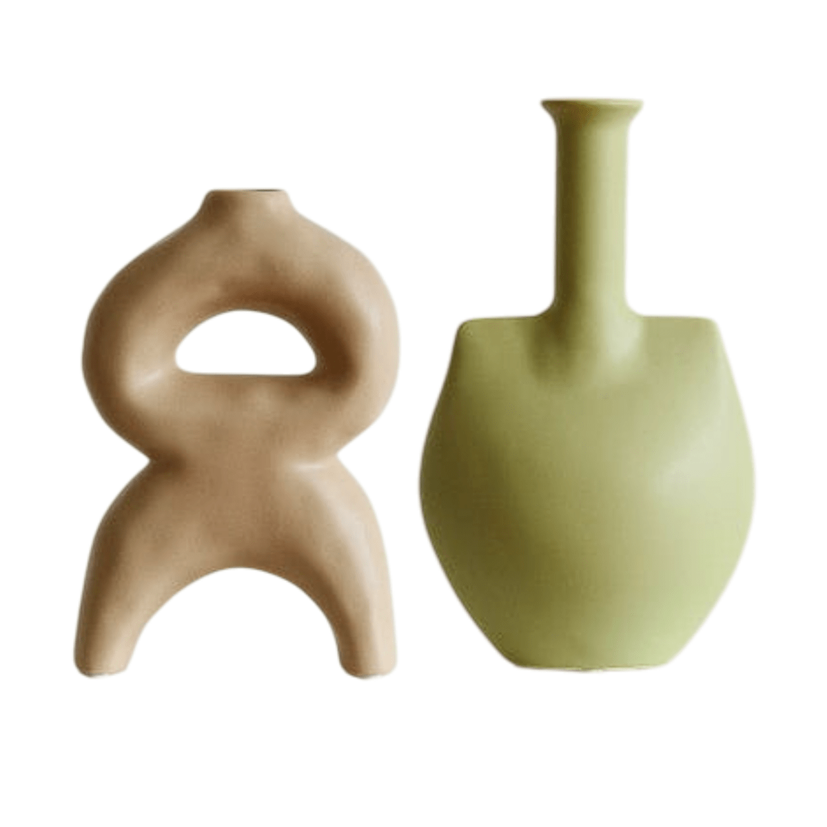 Vessina – Stille Wind Morandi Keramische Vaasje - Vessina