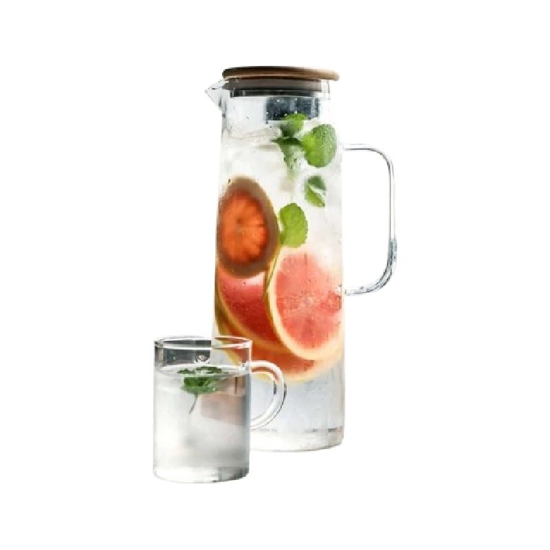 Vessina – Warmtebestendige Glazen Kan met Deksel - Vessina
