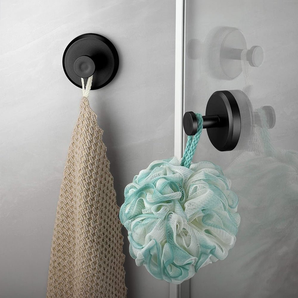 Wandhaken met pvc - zuignap en matte afwerking - Vessina