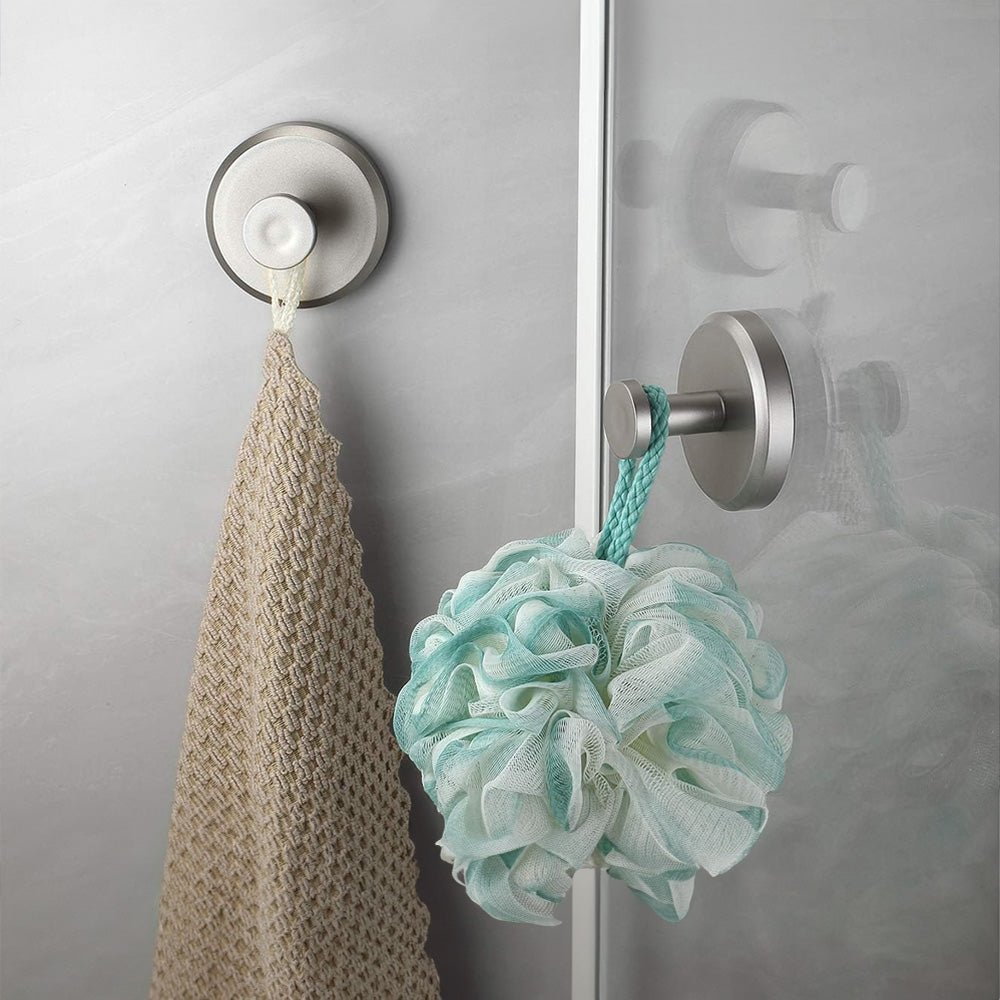 Wandhaken met pvc - zuignap en matte afwerking - Vessina