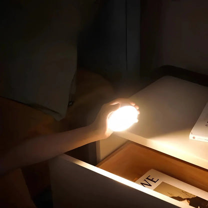 Wandlamp met LED en Bewegingssensor – Wit ABS - Vessina