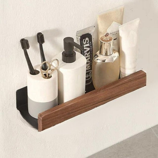 Wandplank van massief hout met vochtbestendige afwerking - Vessina
