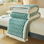 Zachte sherpa plaid met luxe textuurafwerking - Vessina